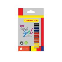 Super Gel - Guache em Bastão - Mini C/6 Cores Básicas