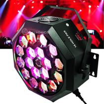 Super Globo Moving 18 Led Rgbw Mistura De Cores 200w Laser Profissional WS3314 - PDE