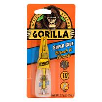 Super Glue Gorilla Clear 12g com aplicador de pincel e bico