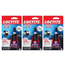 Super Glue Loctite Ultra Liquid Control, 4 ml, transparente, pacote com 3