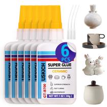 Super Glue USKICH para reparo de porcelana e cerâmica 30mL x 6 Super Glue USKICH para reparo de porcelana e cerâmica 30mL x 6