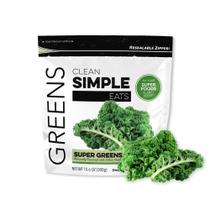 Super Greens Powder Clean Simple Eats com 30 doses de chlorela