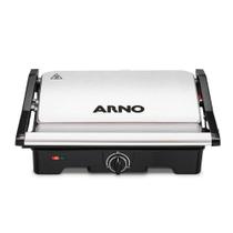 Super Grill Arno Inox Antiaderente 1500W Abertura 180 Placas Dupla Função Coletor de Gordura 127V Super Grill Arno Inox Antiaderente 1500W Abertura 180 Placas Dupla Função Coletor de Gordura 127V