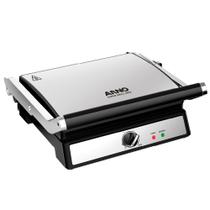 Super Grill Elétrico Arno com Abertura de 180 Inox XL - GGRA Super Grill Elétrico Arno com Abertura de 180 Inox XL - GGRA