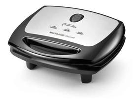 Super grill inox coletor de gordura e chapa ajustavel multilaser 220v
