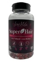 Super Hair Suplemento para cabelos e unhas 30 Cápsulas Leve Vida