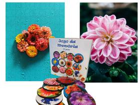 Super Jogo Da Memória Cognitivo Lindas Flores 12 Pares Em