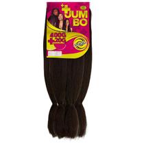 Super Jumbão Ser Mulher Cabelo Para Tranças Box Braids 420 Gramas Lançamento 130cm Jumbo Para Penteados Nagô