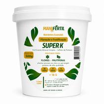 Super K (FERTILIZANTE MINERAL SIMPLES SULFATO DE POTASSIO SOP) 500gr Super K (FERTILIZANTE MINERAL SIMPLES SULFATO DE POTASSIO SOP) 500gr
