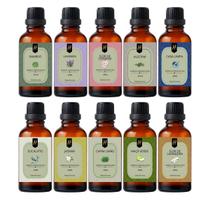 Super Kit 10 Essências Hidrossolúveis 30ml Difusor Aroma Super Kit 10 Essências Hidrossolúveis 30ml Difusor Aroma