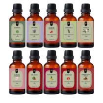 Super Kit 10 Essências Hidrossolúveis 30ml Difusor Aroma Super Kit 10 Essências Hidrossolúveis 30ml Difusor Aroma