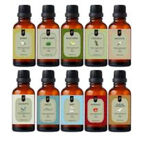 Super Kit 10 Essências Hidrossolúveis 30ml Difusor Aroma Super Kit 10 Essências Hidrossolúveis 30ml Difusor Aroma