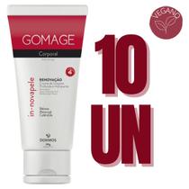 Super Kit 10 Gomage Creme de Limpeza Profunda Facial e Corporal 195 g