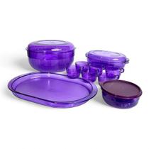 Super Kit 10 Peças Premier Luxo Policarbonato Servir e Armazenar - Tupperware Original