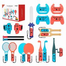Super Kit 18 em 1 Diversos Acessórios Super Pack Para Jogos Compatível com Nintendo Switch/Oled N-Switch Super Kit 18 em 1 Diversos Acessórios Super Pack Para Jogos Compatível com Nintendo Switch/Oled N-Switch