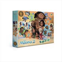 Super Kit 3 em 1 Moana 2 Toyster Quebra-Cabeça 100 Peças, Memória e Dominó Infantil 6+ anos Super Kit 3 em 1 Moana 2 Toyster Quebra-Cabeça 100 Peças, Memória e Dominó Infantil 6+ anos