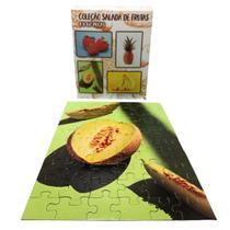 Super Kit 4 Quebra-Cabeças 60 Peças Frutas Cognitivo Super Kit 4 Quebra-Cabeças 60 Peças Frutas Cognitivo
