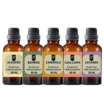 Super Kit 5 Essências A Base Água Hidrossolúvel 30ml Difusor Super Kit 5 Essências A Base Água Hidrossolúvel 30ml Difusor
