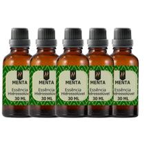 Super Kit 5 Essências A Base Água Hidrossolúvel 30ml Difusor Super Kit 5 Essências A Base Água Hidrossolúvel 30ml Difusor