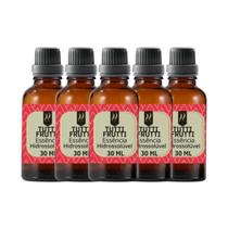 Super Kit 5 Essências A Base Água Hidrossolúvel 30Ml Difusor