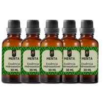 Super Kit 5 Essências A Base Água Hidrossolúvel 30Ml Difusor Super Kit 5 Essências A Base Água Hidrossolúvel 30Ml Difusor