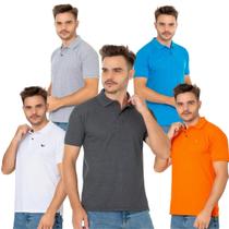 Super Kit 5 Polos Ridens Elegância e Conforto Oferta Exclusiva Veja