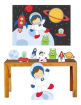 Super Kit Astronauta Decoração Totem Displays + Painel