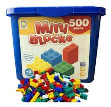 Super kit blocos de montar 500-peças na caixa grande mini blocks-kitstar
