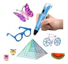 Super Kit Caneta 3D Profissional: Uso Infantil E Adulto Usb