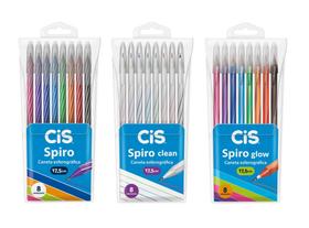 Super Kit Caneta Cis Spiro Tradicional + Clean + Glow C/24 Super Kit Caneta Cis Spiro Tradicional + Clean + Glow C/24