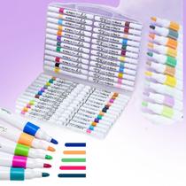 Super Kit Canetinhas Profissional Ponta Durável 1linha Touch 60 Cores Acrilic Maker Super Kit Canetinhas Profissional Ponta Durável 1linha Touch 60 Cores Acrilic Maker