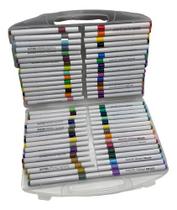 Super Kit Canetinhas Profissional Ponta profissional 80 pcs 1linha Acrilic Maker