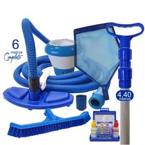 Super Kit - Com Esfregão - 6 M - Universal - Reduz em ate 60% consumo da agua na aspiração