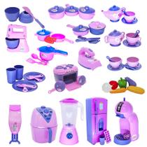 Super Kit Cozinha Infantil Eletro Legumes Café Frutas 63pç Super Kit Cozinha Infantil Eletro Legumes Café Frutas 63pç