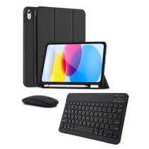 Super kit de Capa Smart, Caneta Pencil, Teclado e Mouse Bluethooth Compatível com iPad 10 Geração Super kit de Capa Smart, Caneta Pencil, Teclado e Mouse Bluethooth Compatível com iPad 10 Geração