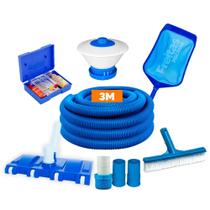 Super Kit De Limpeza Para Piscinas Alvenaria Fibra Vinil