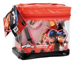 Super Kit De Maquiagem Infantil Antialérgica Ladybug Miraculous - Polibrinq Super Kit De Maquiagem Infantil Antialérgica Ladybug Miraculous - Polibrinq