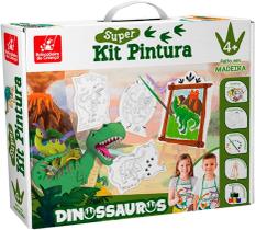 Super Kit de Pintura Dinossauros Brincadeira 2556