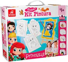 Super Kit de Pintura Princesas Brincadeira 2570 Super Kit de Pintura Princesas Brincadeira 2570