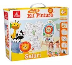 Super kit de pintura safari - brincadeira de criança