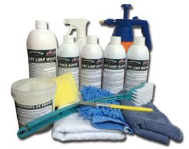 Super kit de produtos para lavagem a seco de carro dry limp