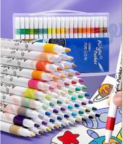 Super Kit Estojo Canetinhas Profissional Permanente Ponta Dura 1linha Touch 60 Cores Acrilic Maker Super Kit Estojo Canetinhas Profissional Permanente Ponta Dura 1linha Touch 60 Cores Acrilic Maker