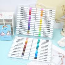 Super Kit Estojo Canetinhas Profissional Ponta 60 Cores Permanente Ponta 1linha Touch Acrilic Maker