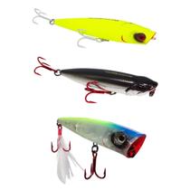 Super Kit Iscas Artificiais Marine Sports Animal Pro Slider Vulcan Superficie 3un