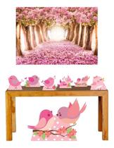 Super Kit Jardim Encantado Decoração Totem Displays + Painel Super Kit Jardim Encantado Decoração Totem Displays + Painel