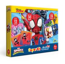 Super Kit Jr. Spidey QuebraCabeça/Dominó/Jogo Memória