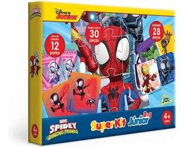 Super Kit Júnior Spidey Com 3 Em1 Multicor Toyster Super Kit Júnior Spidey Com 3 Em1 Multicor Toyster