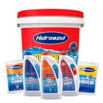 Super Kit Limpeza E Tratamento De Piscinas Completo Hidroazul
