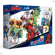 Super Kit Os Vingadores 3 Em 1 03214 - Toyster Brinquedos