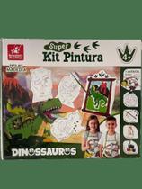 Super Kit Pintura Dinossauros - Brincadeira de Criança